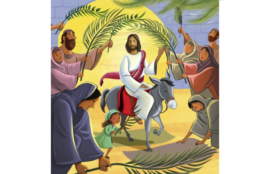 Jesus on Palm Sunday by Steliyana Doneva
